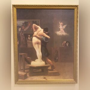 Pygmalion and Galatea LARGE giclee framed canvas! Metropolitan Museum of Art